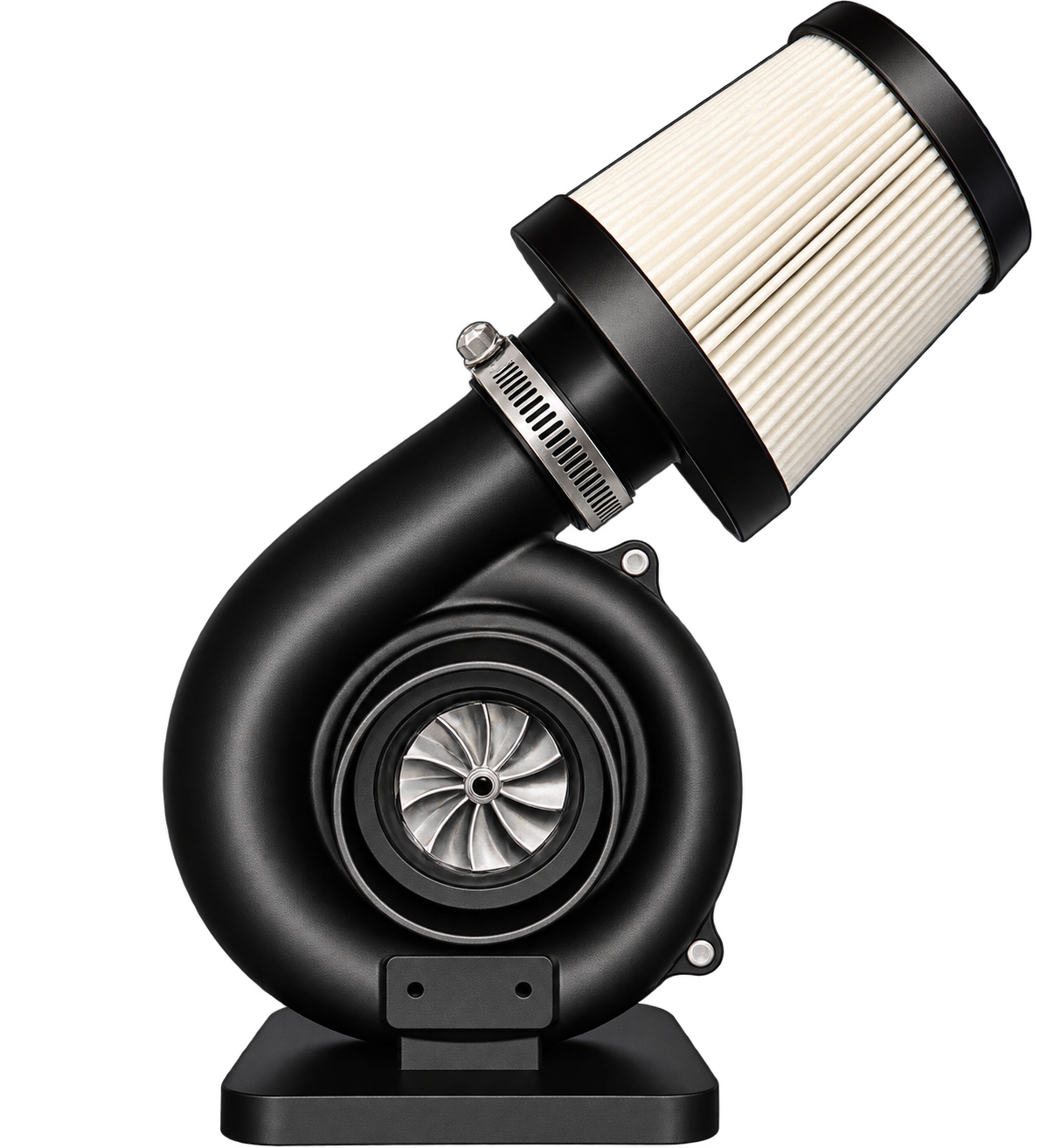 3D-Turbolader-Lampe mit RGB-Beleuchtung